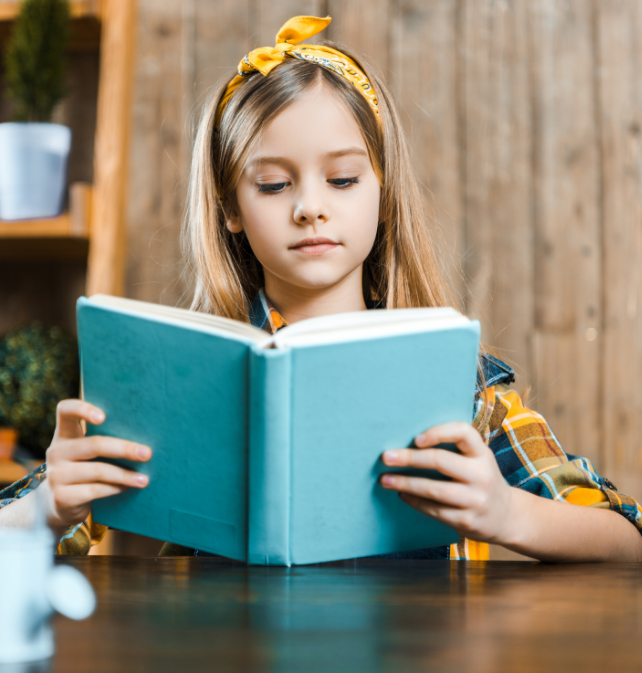child with laptop